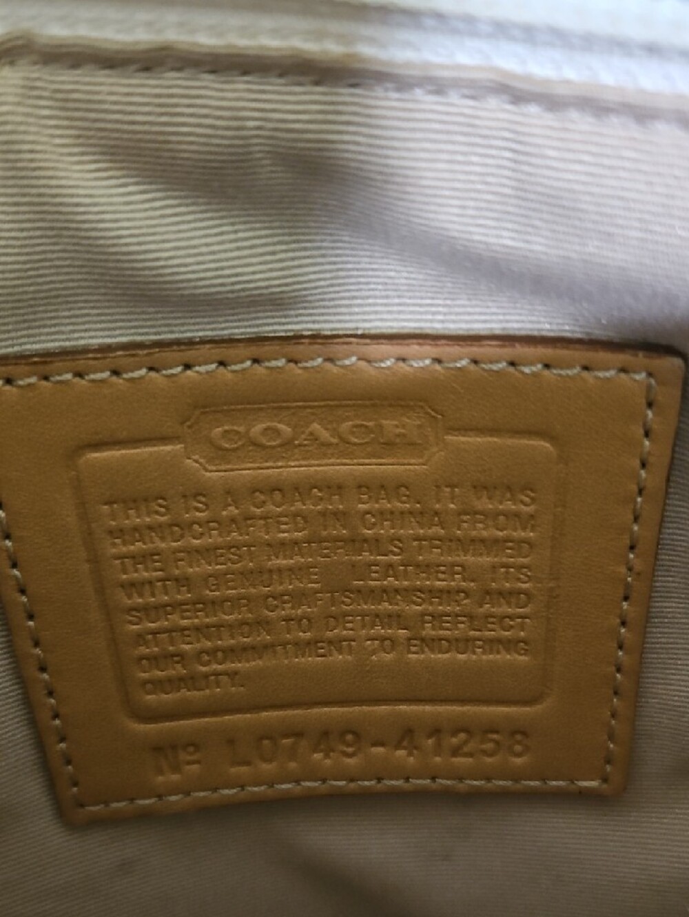 Vintage Coach Hamptons Swing Bag –2007 Y2K - Picture 9 of 15